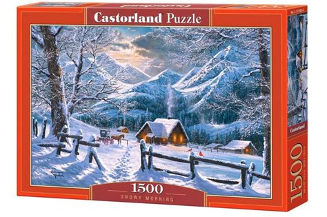 Puzzle Castorland 1500 Details Snowy Morning