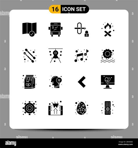 16 Thematic Vector Solid Glyphs And Editable Symbols Of Drafting