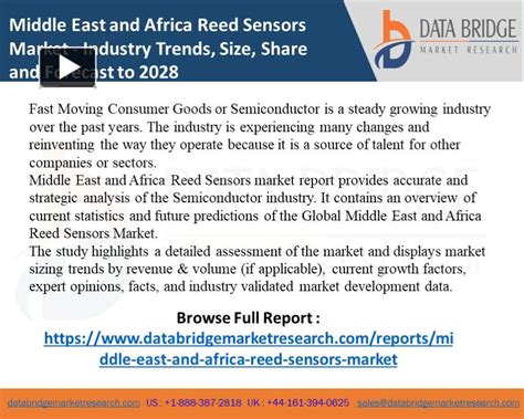 Ppt Middle East And Africa Reed Sensorss Market Full Report