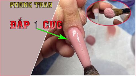 Phong Tran Nails Hướng Dẫn Đắp 1 Cục Bột Móng Dài Coffin Shape