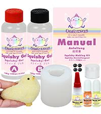 Amazon Taba Squishy Maker Kit Gel Pig Silicone Mold Pigment Arts