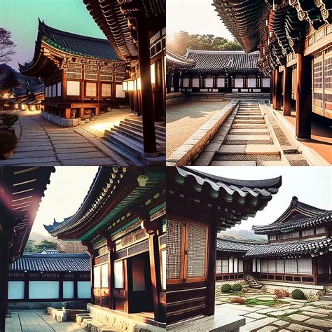 Traditional Korean Architecture Midjourney Style Andrei Kovalev S