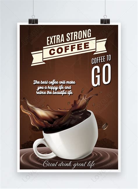 Coffee Shop Drink Promotion Poster Template Imagepicture Free Download