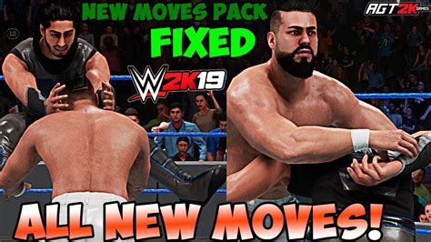 AGT WWE 2K19 NEW MOVES PACK DLC WITHOUT GLITCHES БЕЗ ГЛИТЧЕЙ