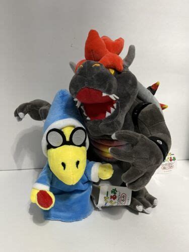 Super Mario Bros Koopa Bowser Fury 12"And Kamek Magikoopa 7" Set Plush NWT | #4584224975