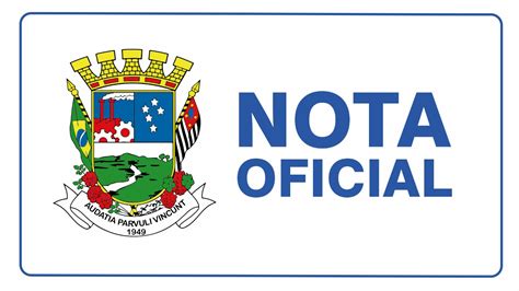 Nota Oficial Prefeitura Municipal De Po