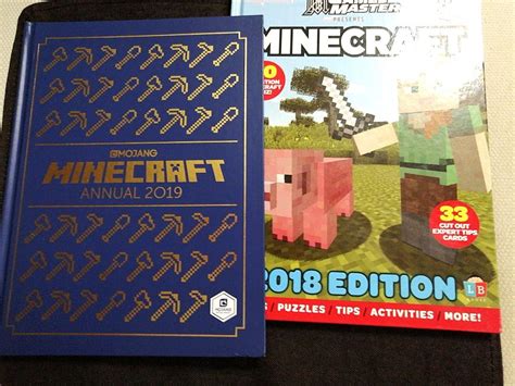 Minecraft Annual 2019 And Game Master Minecraft 2018 2 Books Hobbies