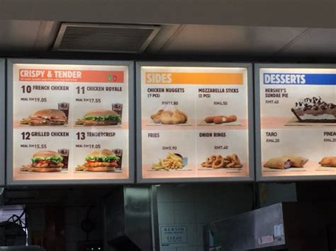 Burger King Klia2 Klang Menu Prices And Restaurant Reviews Tripadvisor