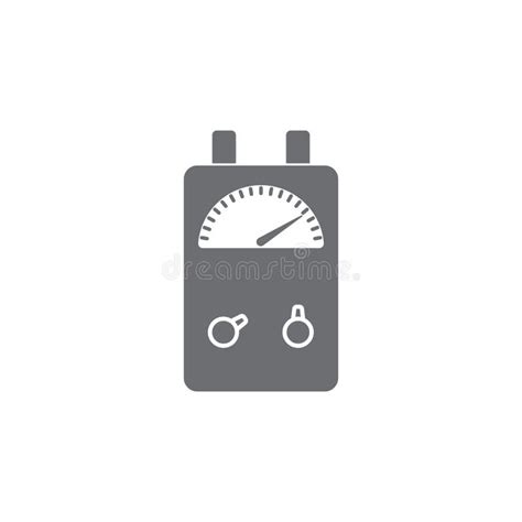 Voltage Ampere Meter Tester Icon. Simple Element Illustration. Voltage ...