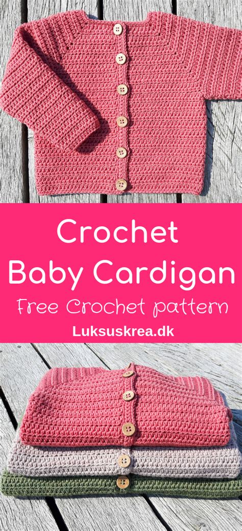 Free Crochet Pattern For Newborn Baby Cardigan Easy Artofit