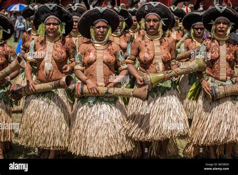 Papua New Guinea Tribe Dance Fotos Und Bildmaterial In Hoher