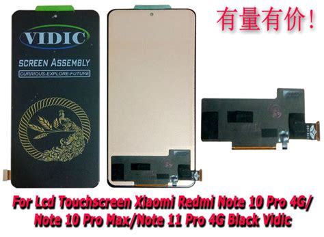 LCD TOUCHSCREEN XIAOMI REDMI NOTE 10 PRO 4G NOTE 10 PRO MAX NOTE 11