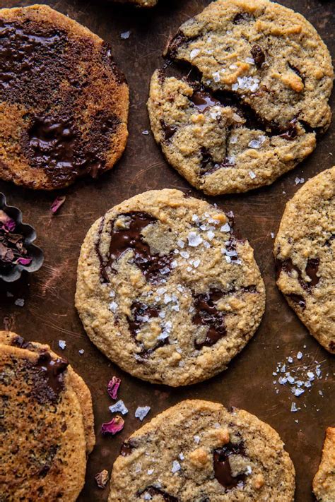 Salted Tahini Butter Chocolate Chip Cookies Yummy Recipe