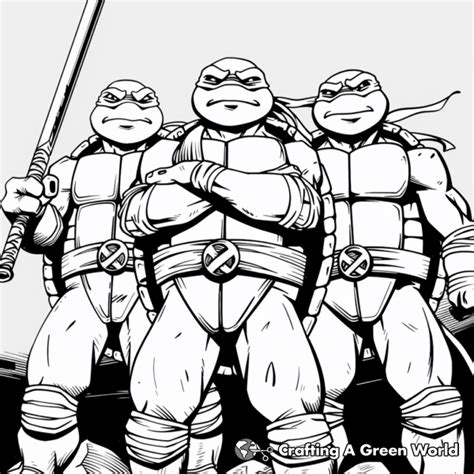 Donatello Coloring Pages Free Printable