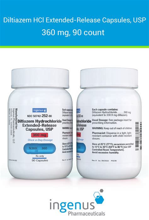 Diltiazem Hcl Extended Release Capsules Usp Riconpharma