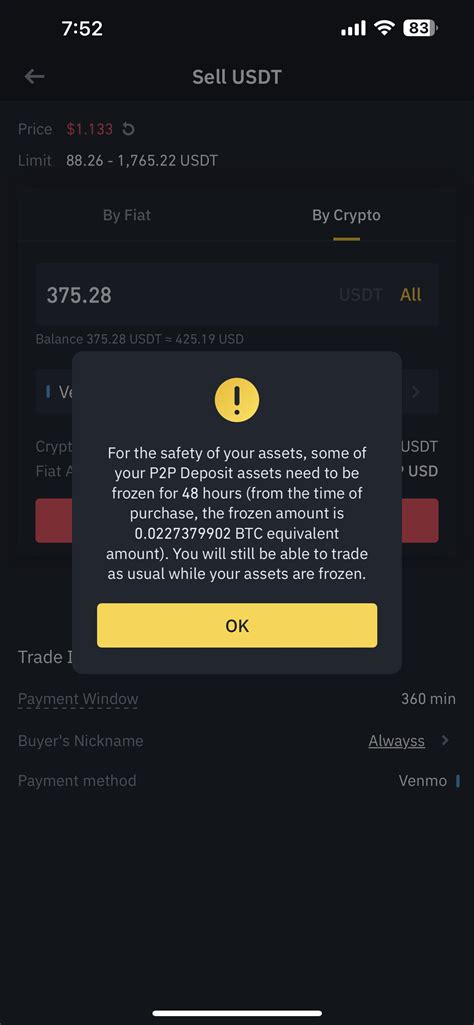 Assets Frozen R Binance