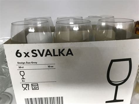 Ikea Svalka Wine Glasses Unused Furniture And Home Living Kitchenware And Tableware Other