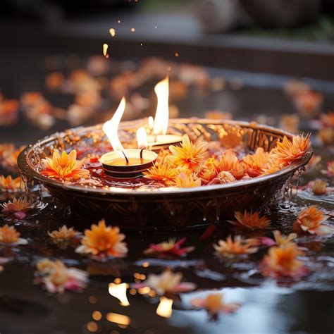 Premium AI Image | Flickering Flames of Diwali Diwali Images