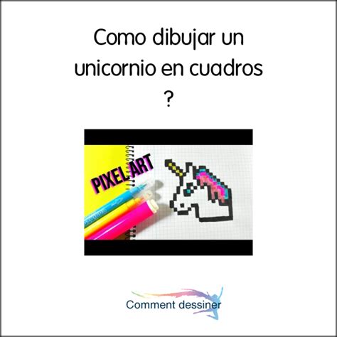 Como Dibujar Un Unicornio En Cuadros Como Dibujar