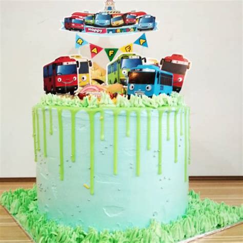 Jual Drip Cake Tema Tayo Kue Ulang Tahun Tayo Shopee Indonesia