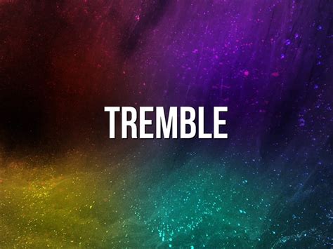 Tremble Video Worship Song Track with Lyrics | Playback Media | WorshipHouse Media