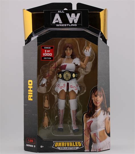 Jazwares AEW Series 3 Unrivaled Collection Riho CHASE Action Figure