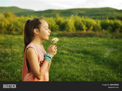 Teen Girl Blowing Image And Photo Free Trial Bigstock