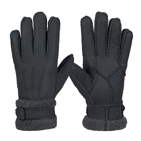 Winter Thicken Warm Mens Vijf Vinger Handschoenen Grandado