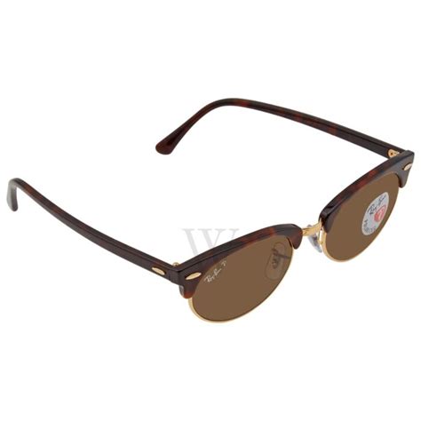 Ray Ban Clubmaster Mm Mock Tortoise Sunglasses World Of Watches