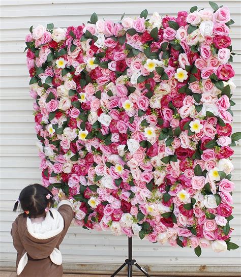 Spr New Arrival Artificial Hydrangea Rose Flower Wall Wedding Party