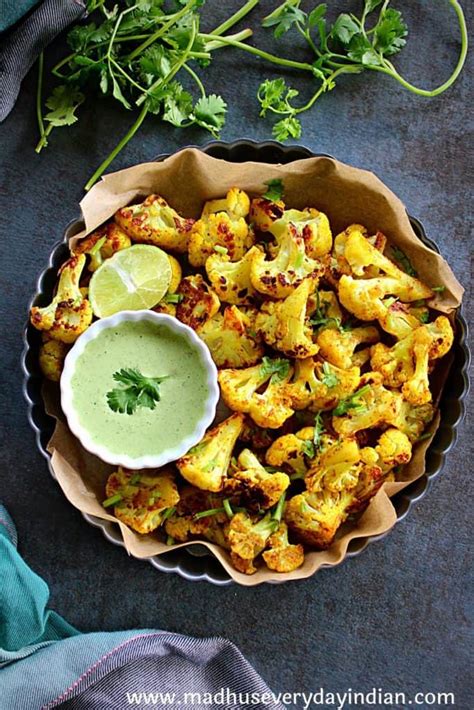 Curry Roasted Cauliflower Madhu S Everyday Indian