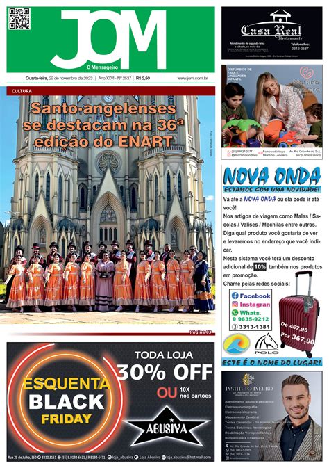 O Mensageiro Edição 2537 de 29 11 2023 Jornal e Revista O Mensageiro