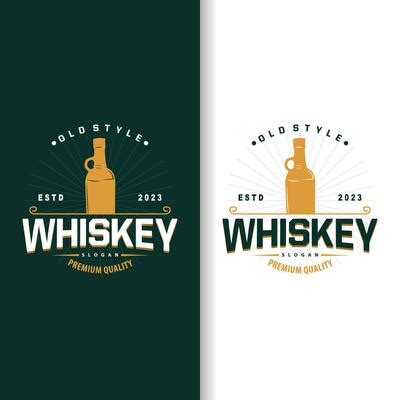 Vintage Whiskey Logo Vector Art, Icons, and Graphics for Free Download