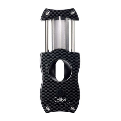 Colibri V Cut Kerbschnitt Zigarrencutter Carbon Schwarz Kubazigarren Ch