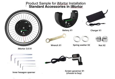 Imortor All In One Electric Bike Conversion Kit With Battery