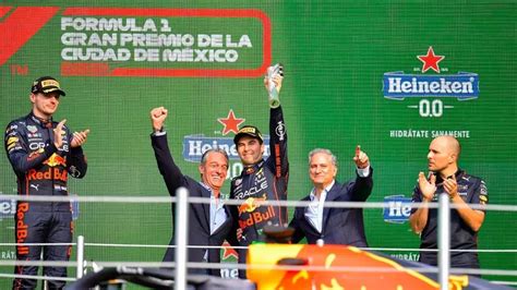 Checo P Rez Vuelve Al Podio En El Gp De M Xico Tudn F Rmula Tudn