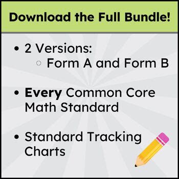 Free 5th Grade Math Skills Assessments Common Core Standards Based