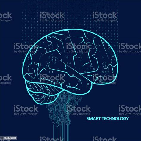 Vetores De Cérebro Tecnológico E Aprendizado De Máquina E Mais Imagens