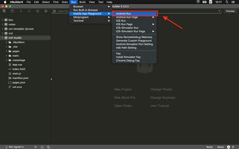 Mac Hbuilderx Android Studio Android