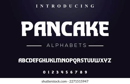 Sport Modern Future Bold Alphabet Font Stock Vector Royalty Free