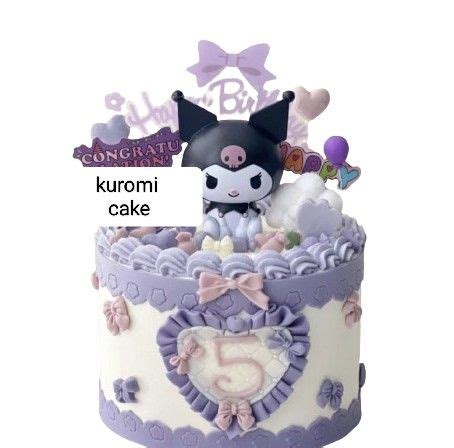 Kuromi Cake Food Drinks Homemade Bakes On Carousell