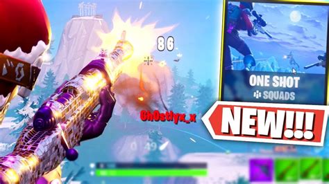 New Fortnite One Shot Ltm Gameplay 50 Hp Sniping Only Fortnite