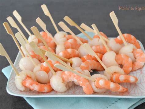 Brochettes De Crevettes Aux Litchis Recette Brochettes De Crevettes