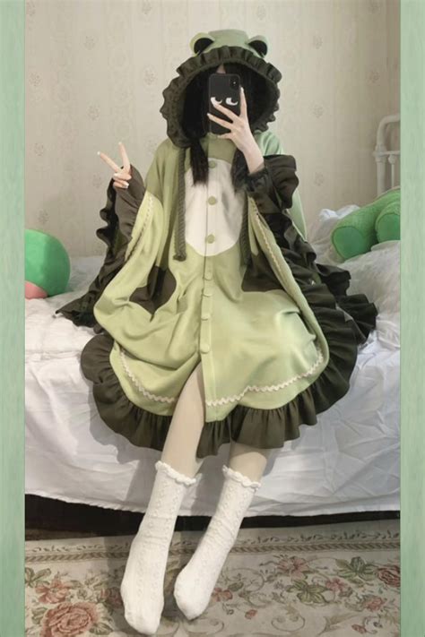 With PUJI (2023) in 2025 | Frog dress, Kawaii clothes, Themed outfits