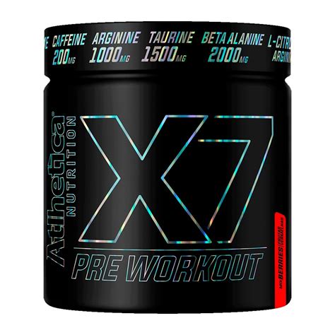 X Pre Workout Sabor Frutas Vermelhas Mix Berries Atlhetica G