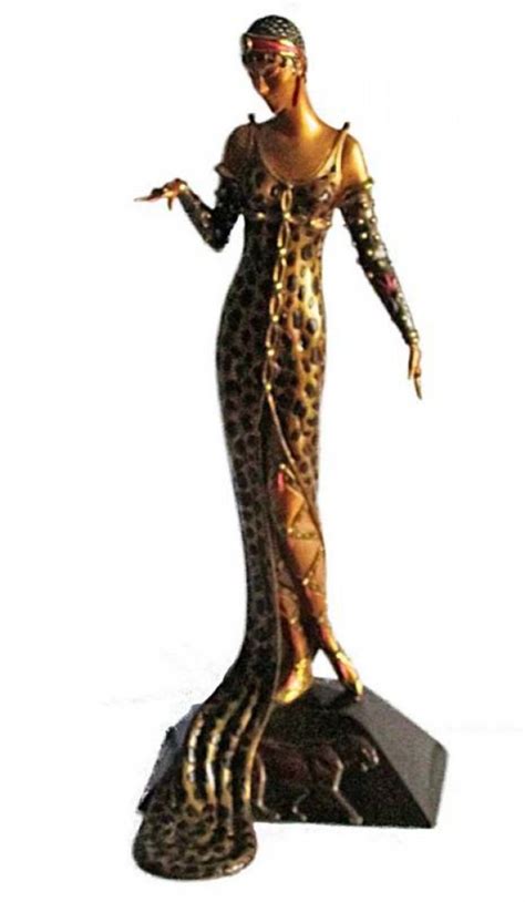 Julietta Bronze Sculpture In By Erte For Sale On Art Brokerage