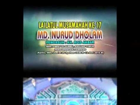 Malam Haflatul Imtihan Md Nurud Dholam Youtube