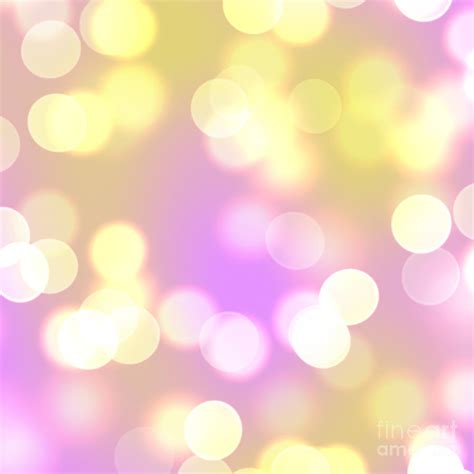 Purple and Gold Bokeh Background Digital Art by Elle Arden Walby - Fine ...