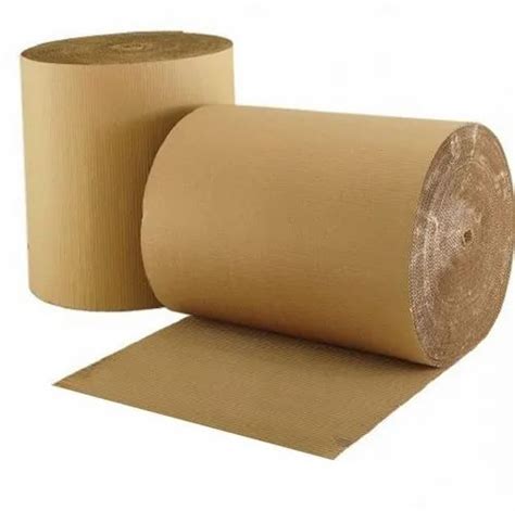 Plain Brown Corrugated Paper Roll For Packaging GSM 120 GSM At Rs 32