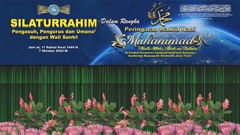 LIVE Silaturrahim Pengasuh Pengurus Dan Umana Dengan Wali Santri